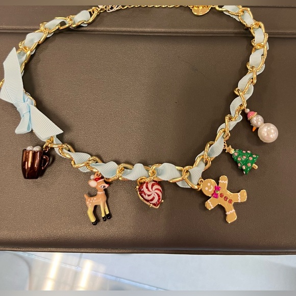 NWT ⚜️🎄⚜️ Betsey Johnson Christmas Holiday Necklace - Picture 4 of 10